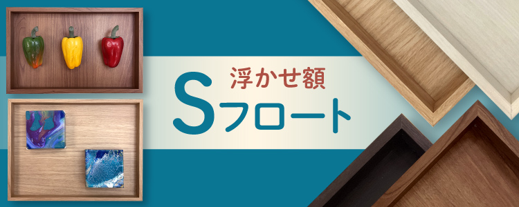 Sフロート額　作品を立体的に見せる箱額